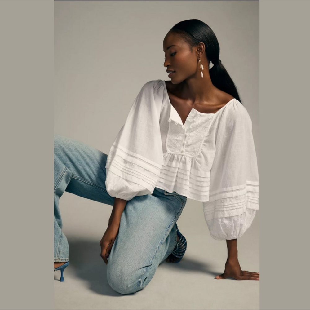 Anthropologie Peasant Blouse